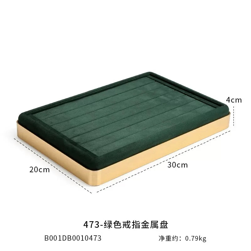 Luxury Velvet Jewelry Display Tray