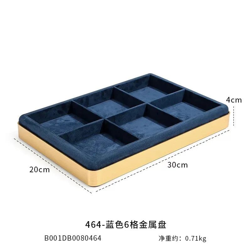 Luxury Velvet Jewelry Display Tray