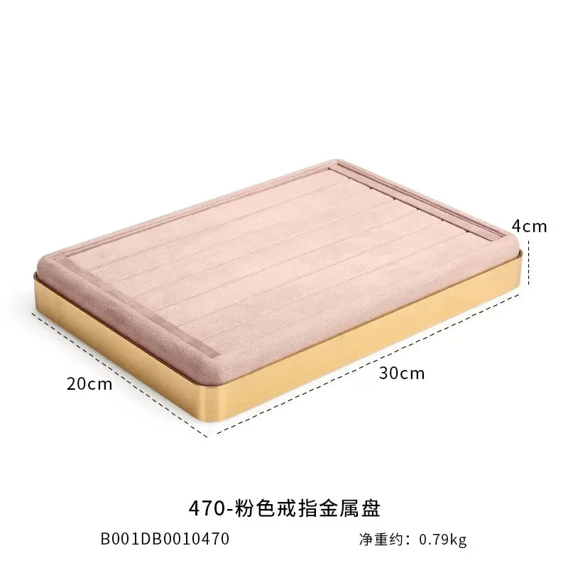 Luxury Velvet Jewelry Display Tray
