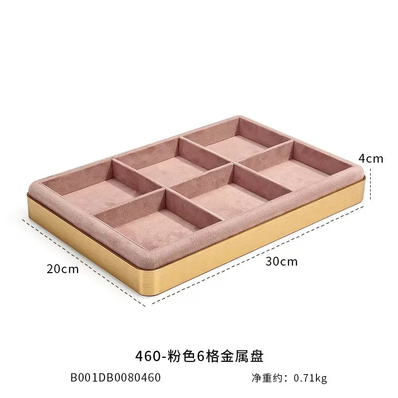 Luxury Velvet Jewelry Display Tray