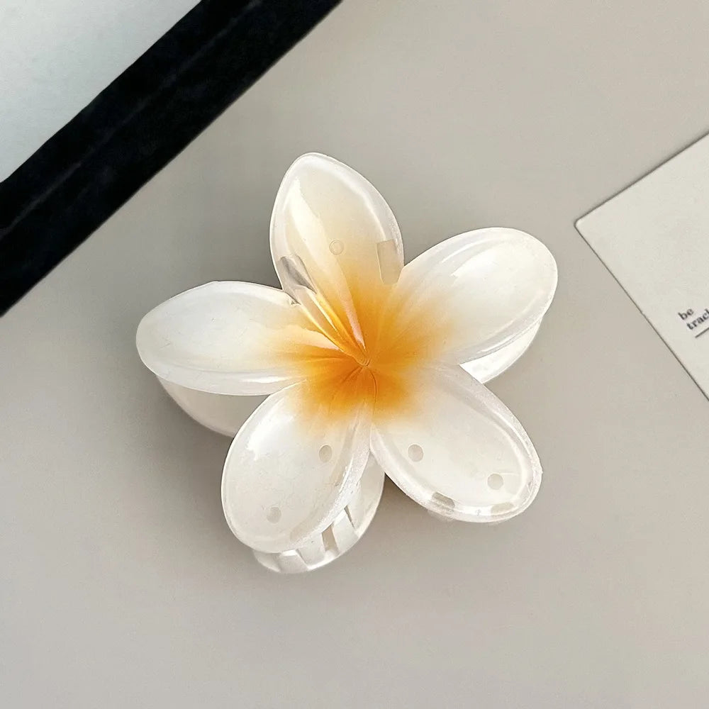 Tropical Flower Hair Claw Clip