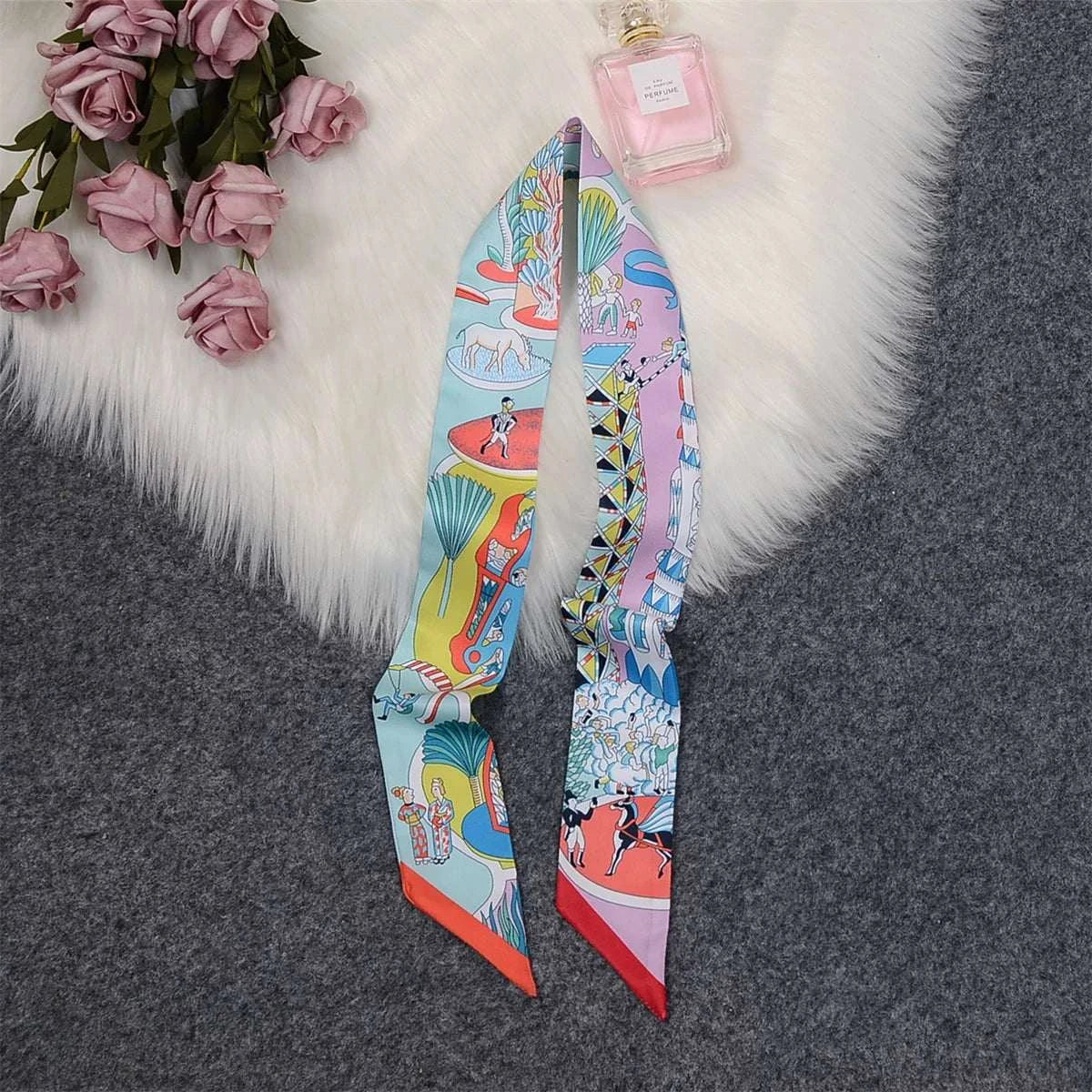 Skinny Silk Scarf