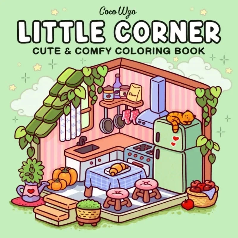Little Corner: Viral Colouring Book