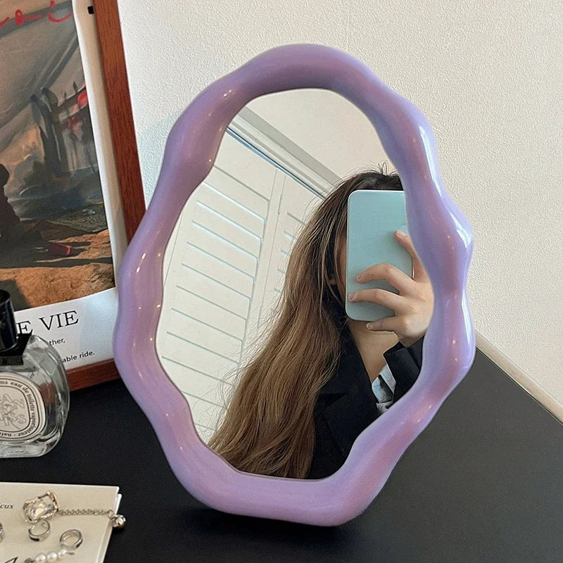 Aesthetic Cloud-Shaped Makeup Mirror