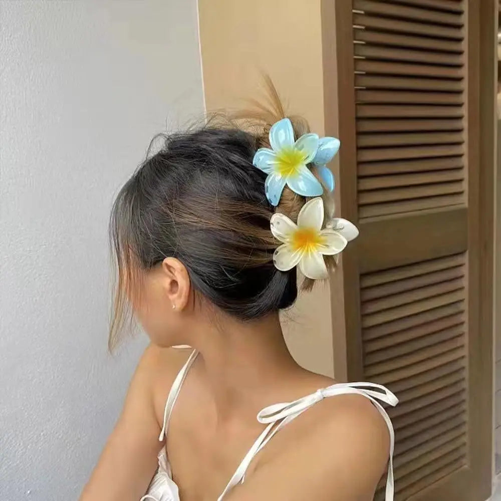 Tropical Flower Hair Claw Clip