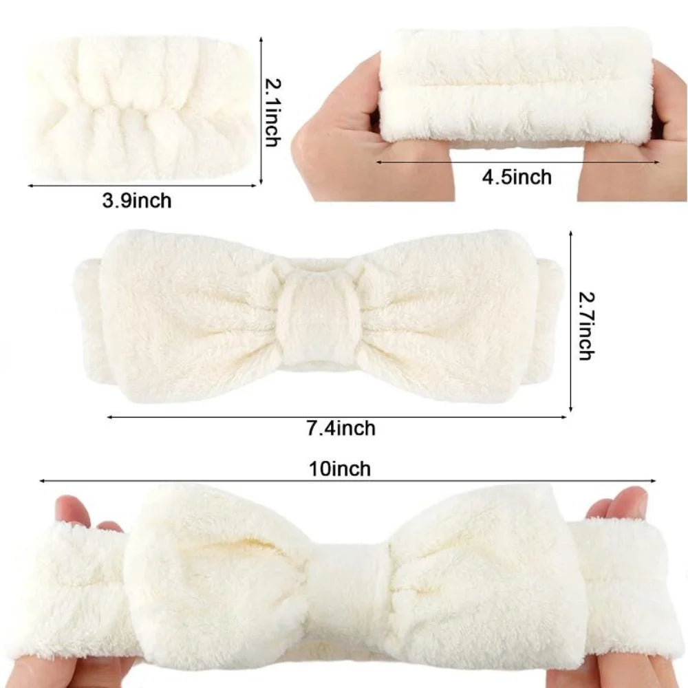 Plush Spa Headband & Wristband Set