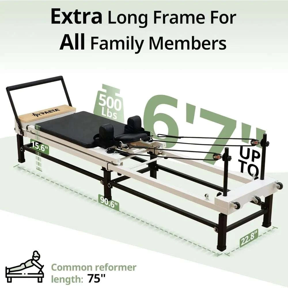 Foldable Pilates Reformer Machine
