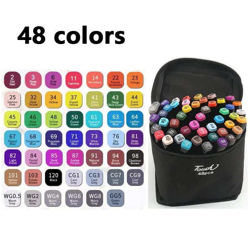 Aesthetic Double-Tip Marker Set