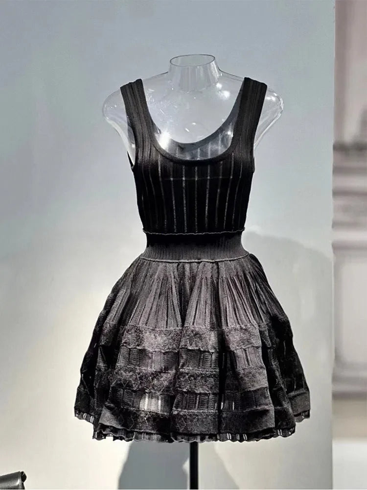 French-Inspired Summer Ruffle Dress