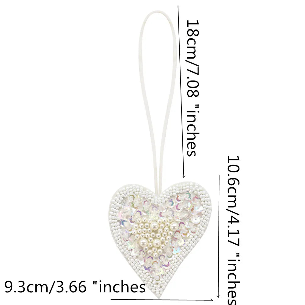 Handmade Rhinestone Beaded Bag Charms