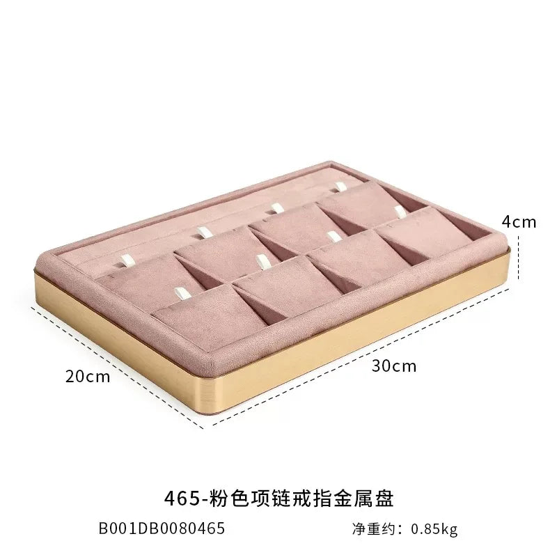 Luxury Velvet Jewelry Display Tray