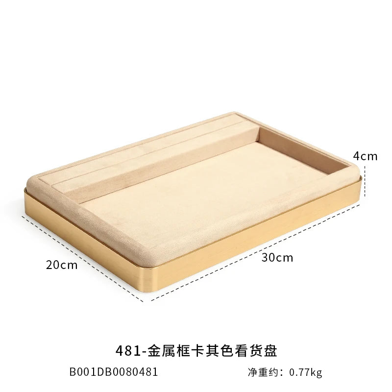 Luxury Velvet Jewelry Display Tray