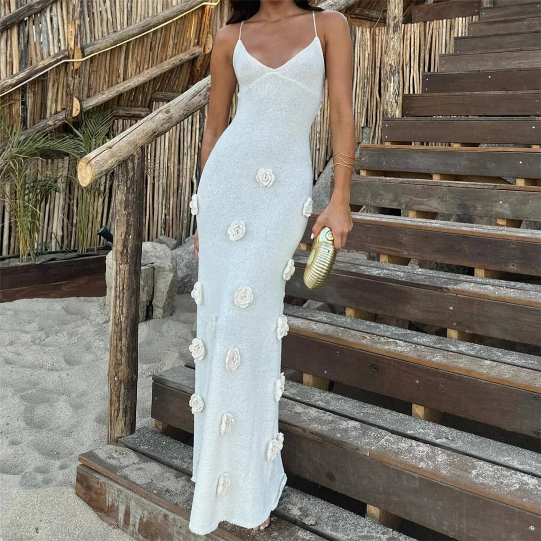 Elegant Summer Beach Gown
