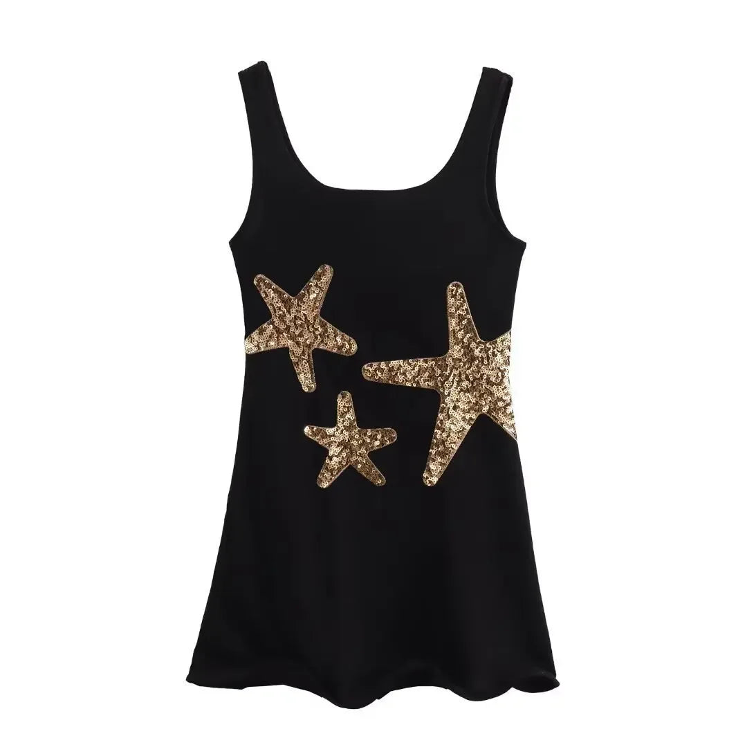 Starfish Embellished Beach Dress