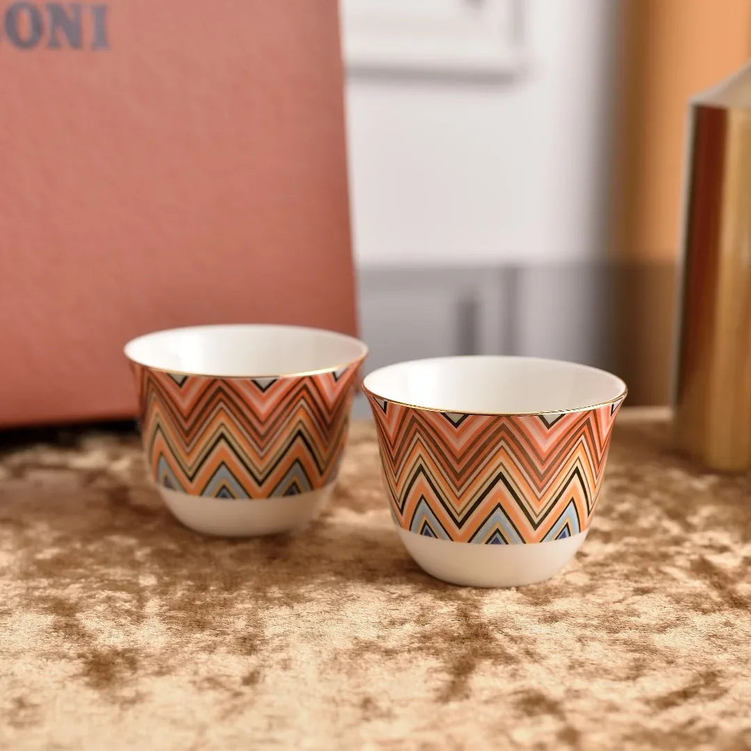 Luxury Turkish Tea & Coffee Cup and Saucer Set – Bone China