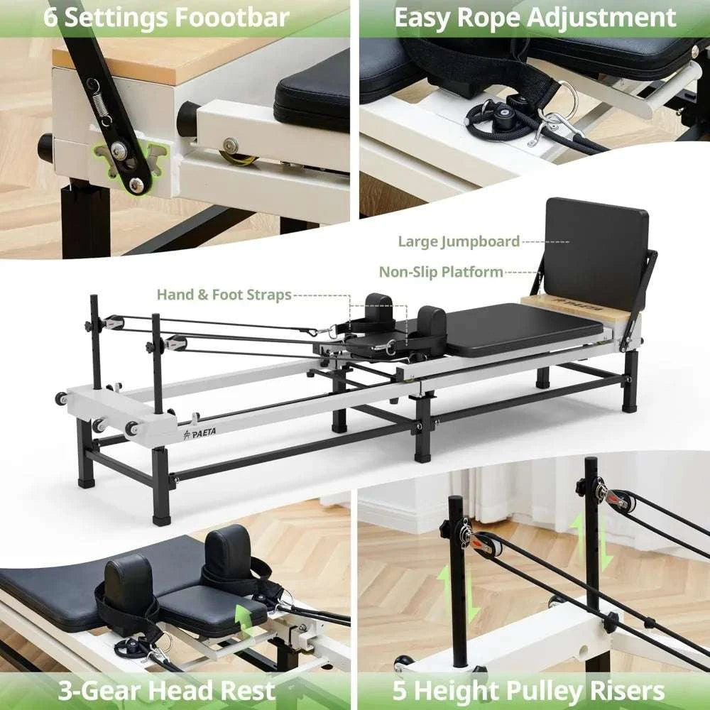 Foldable Pilates Reformer Machine