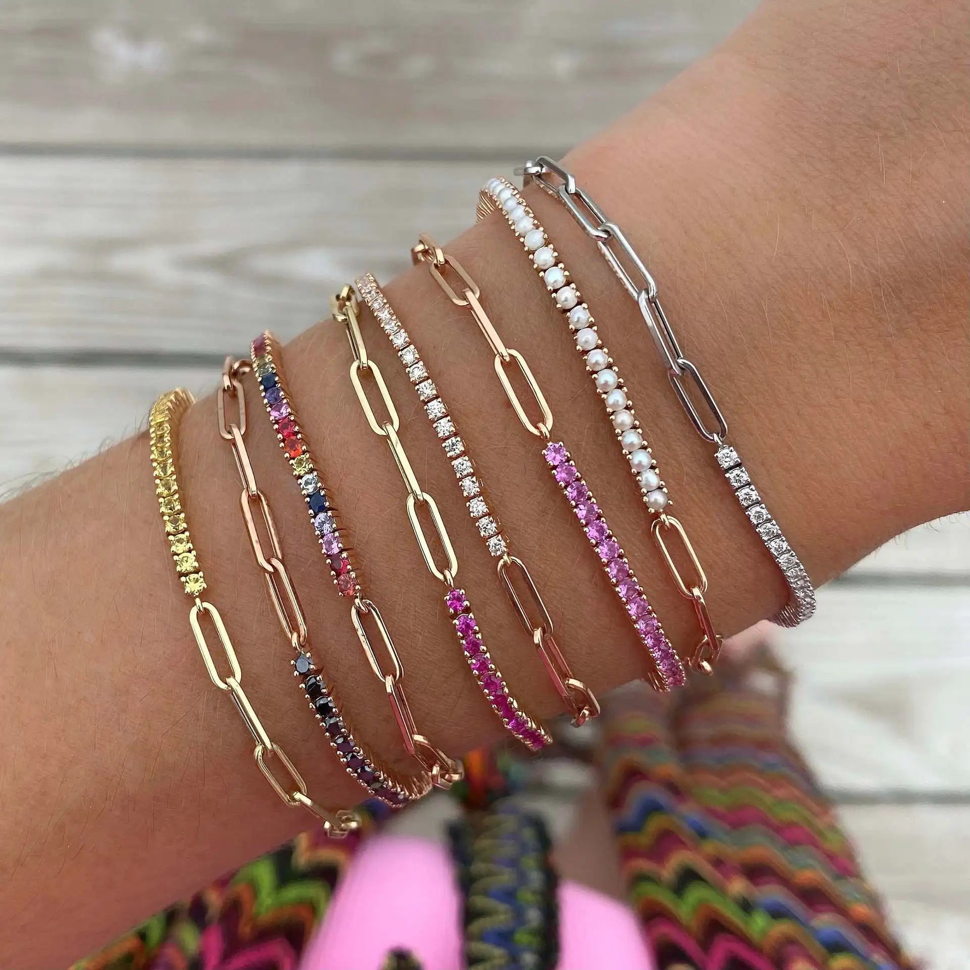 Luxury Tennis Chain Link Bracelet