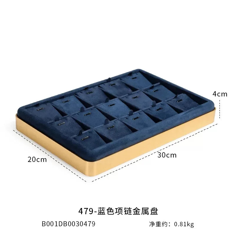 Luxury Velvet Jewelry Display Tray