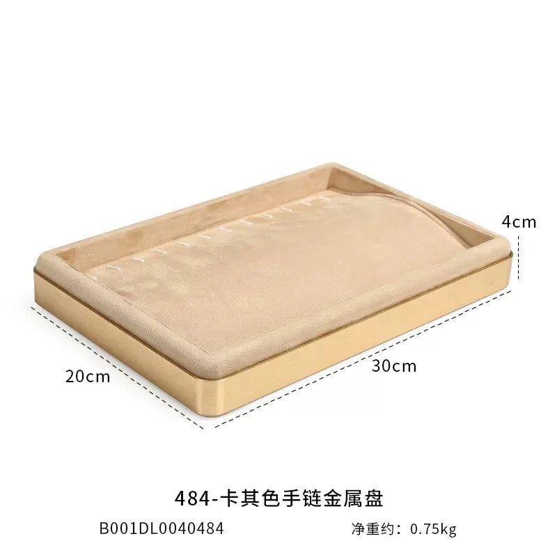 Luxury Velvet Jewelry Display Tray