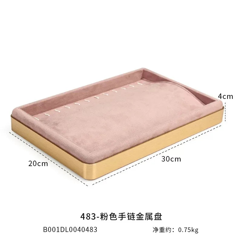 Luxury Velvet Jewelry Display Tray