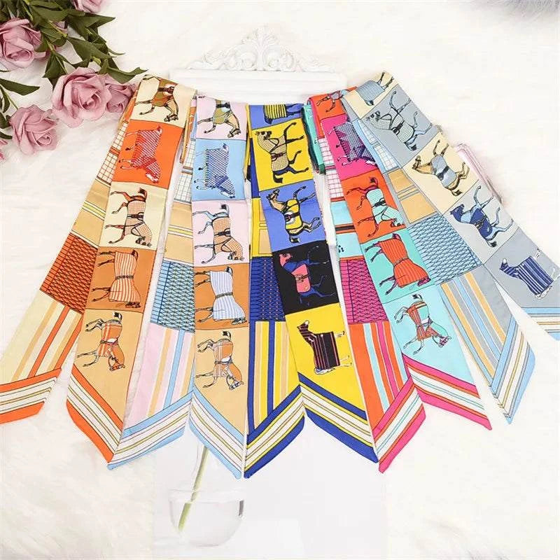 Skinny Silk Scarf