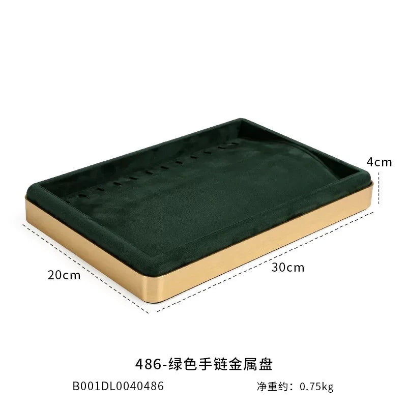 Luxury Velvet Jewelry Display Tray