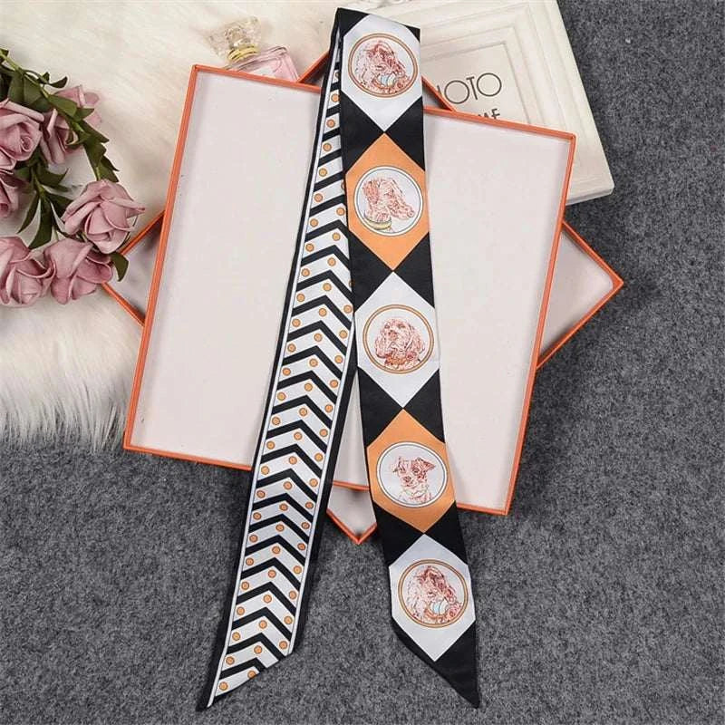 Skinny Silk Scarf