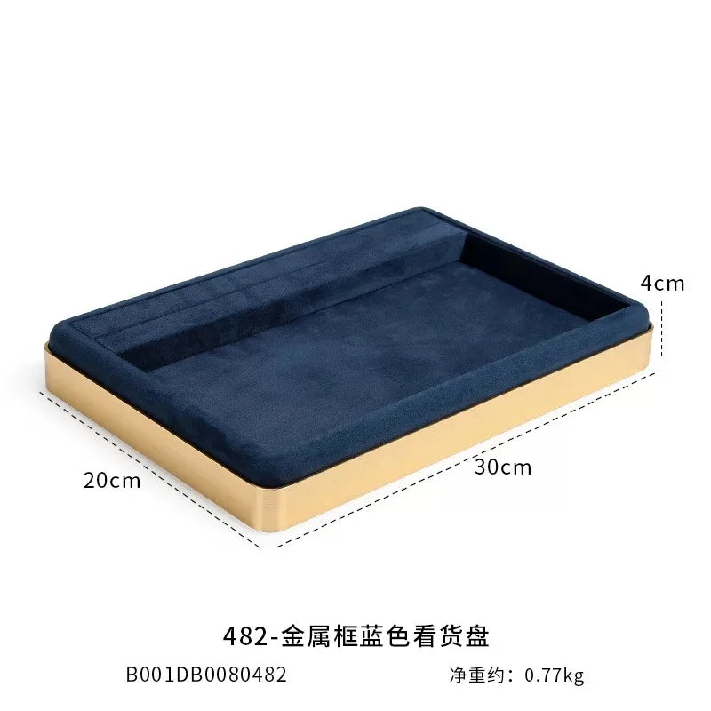Luxury Velvet Jewelry Display Tray