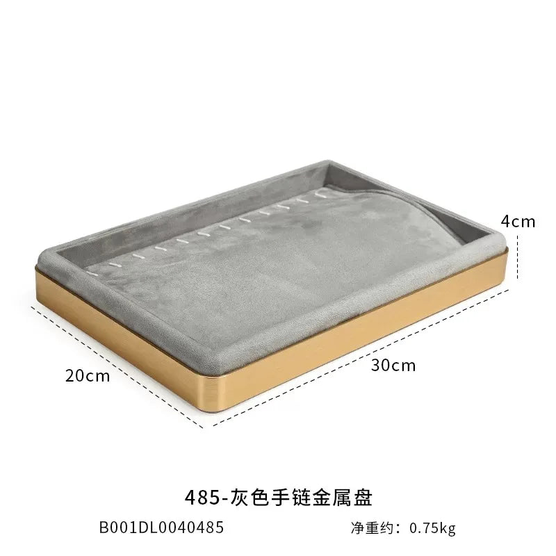 Luxury Velvet Jewelry Display Tray
