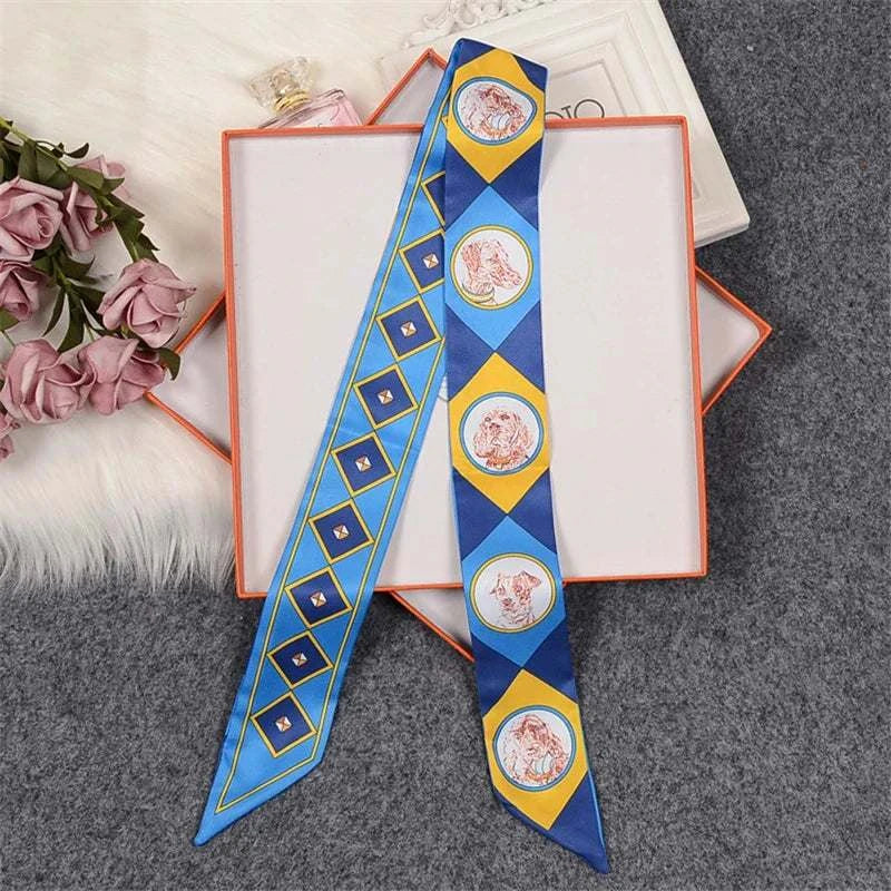 Skinny Silk Scarf