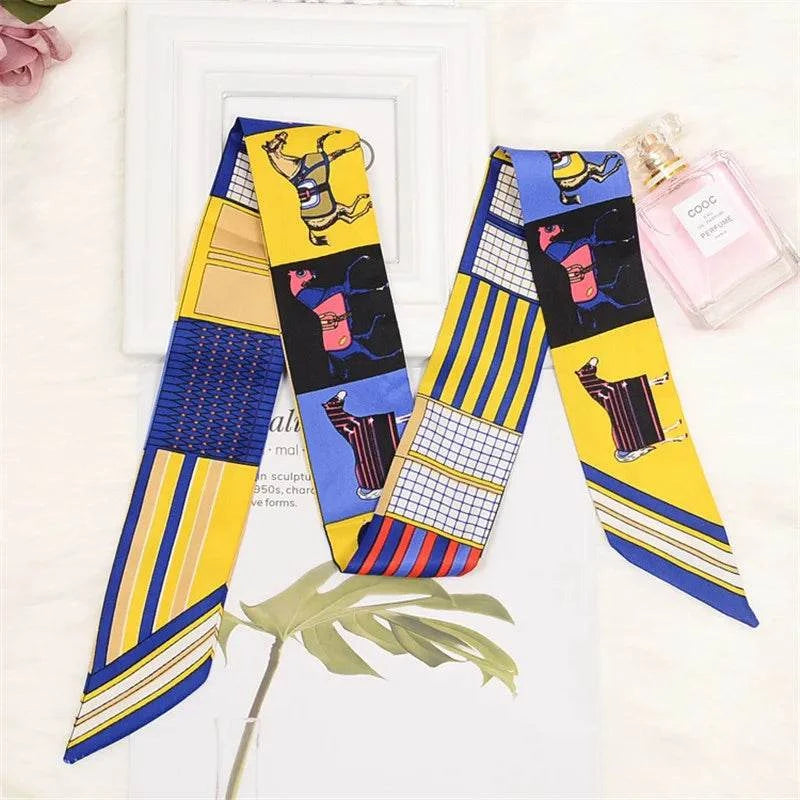 Skinny Silk Scarf