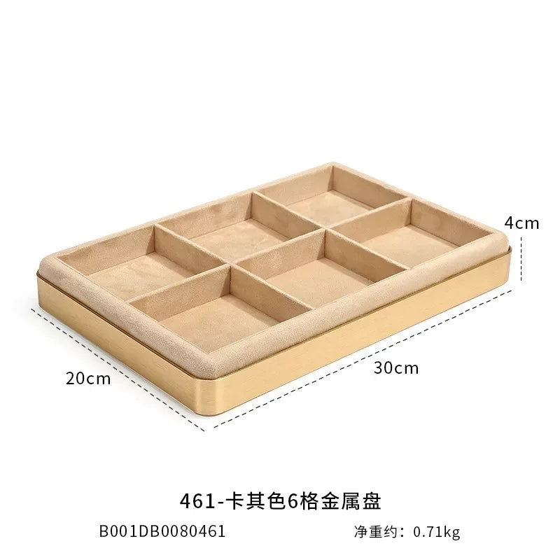 Luxury Velvet Jewelry Display Tray