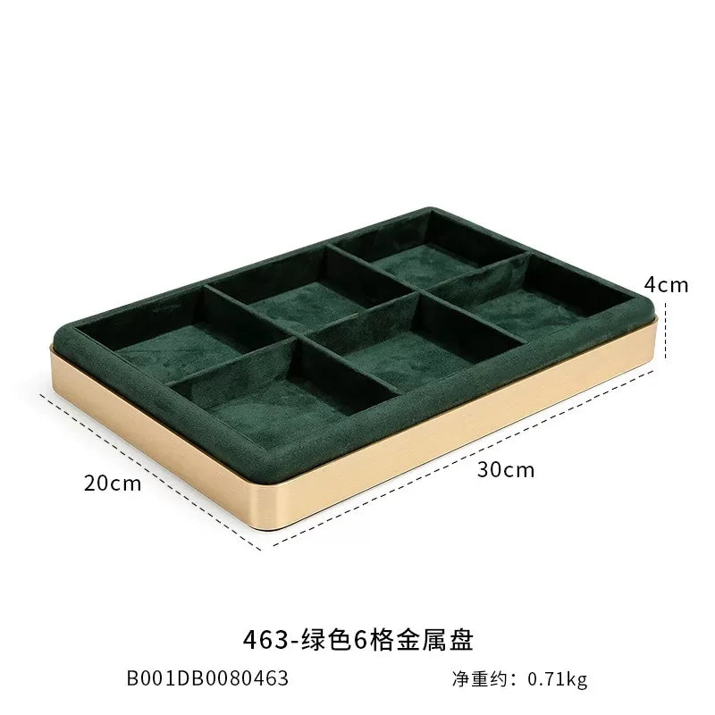 Luxury Velvet Jewelry Display Tray