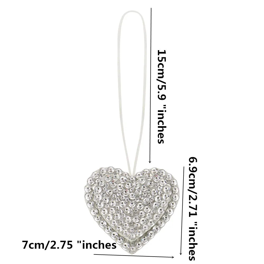 Handmade Rhinestone Beaded Bag Charms