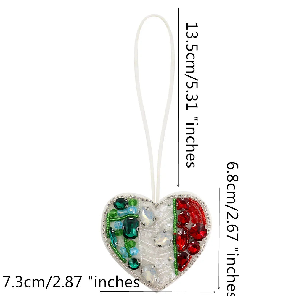 Handmade Rhinestone Beaded Bag Charms