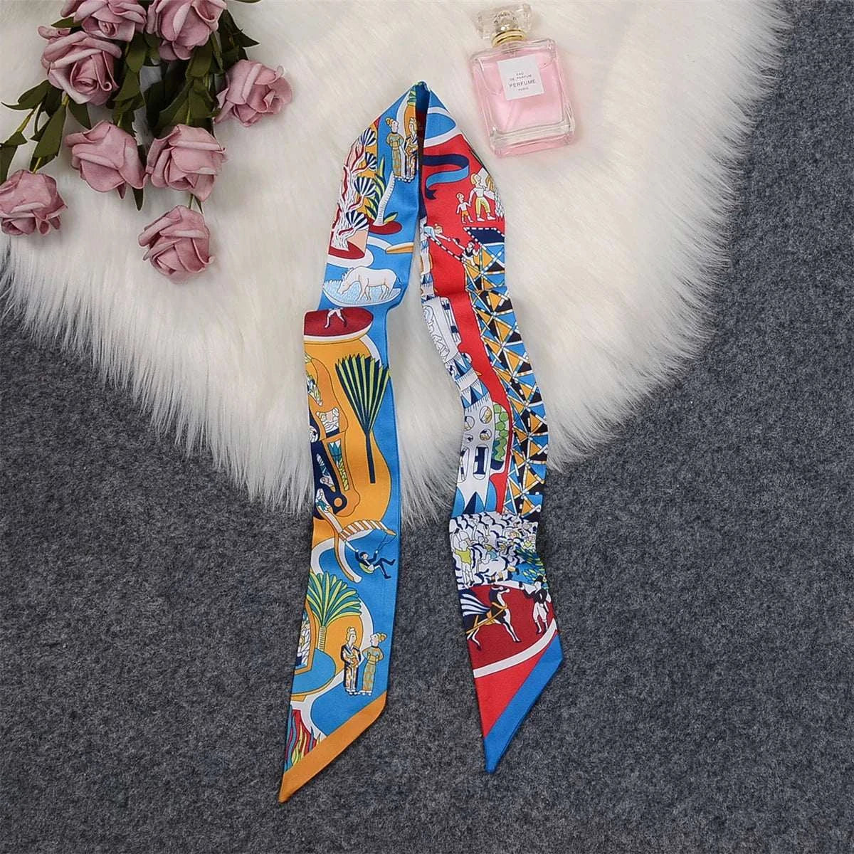 Skinny Silk Scarf