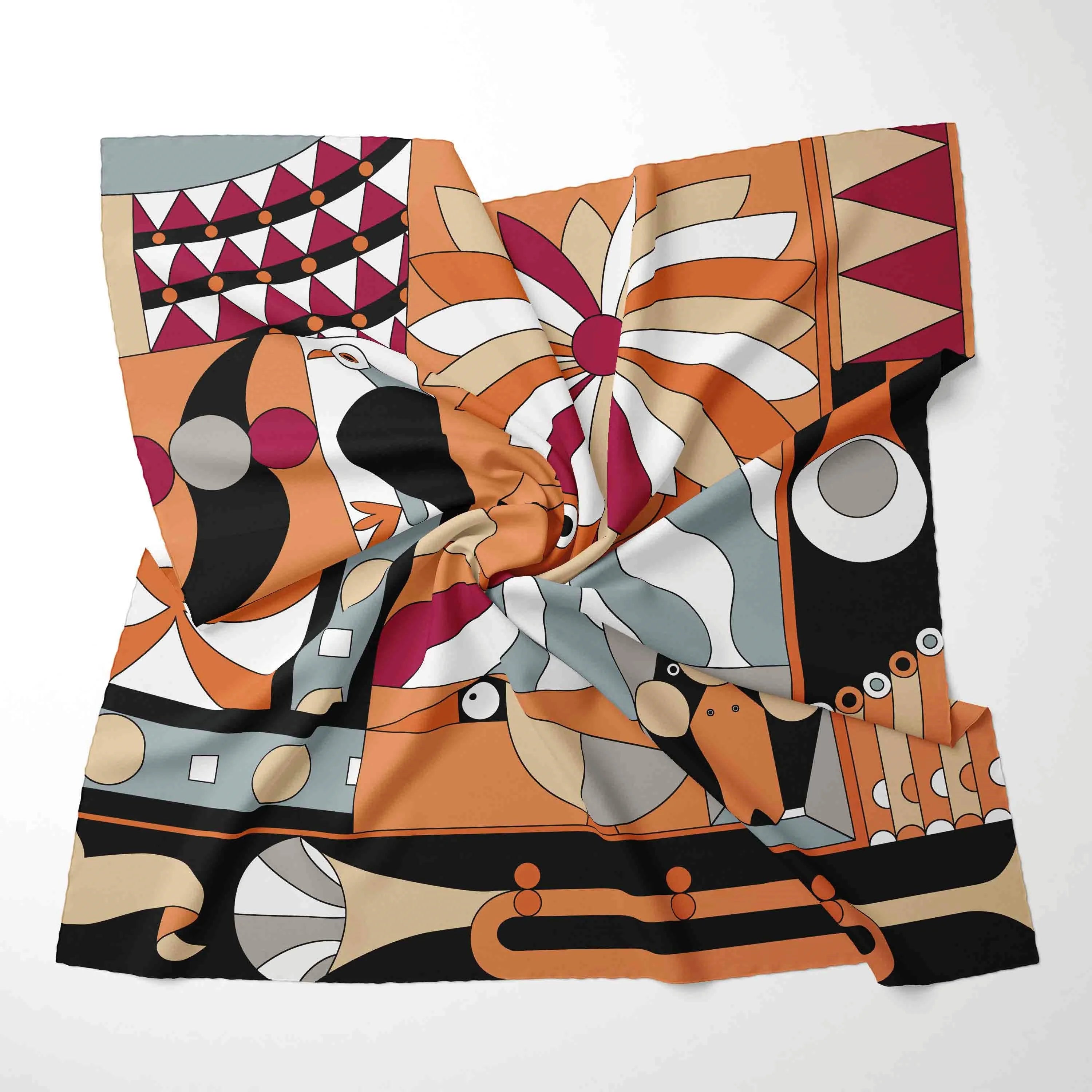 Silk Headband Scarves