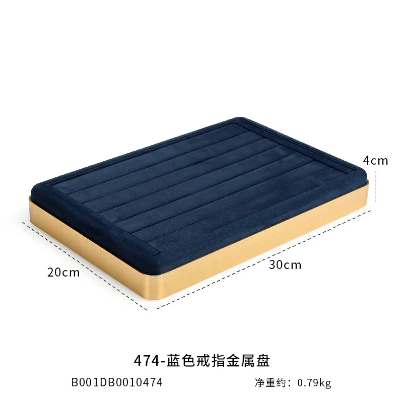 Luxury Velvet Jewelry Display Tray