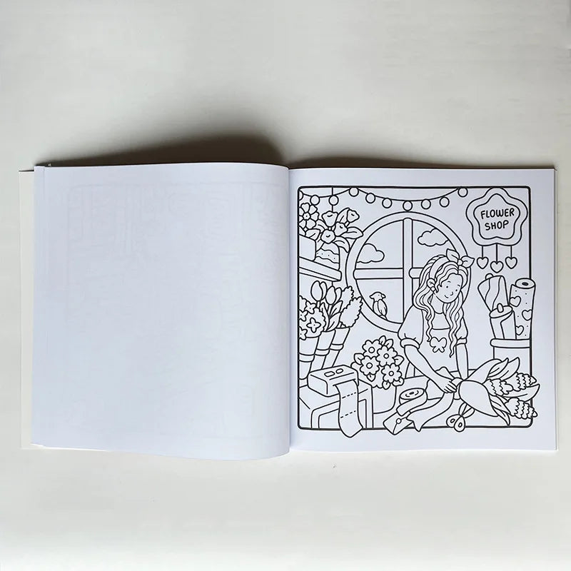 Girl Moments: Viral Colouring Book