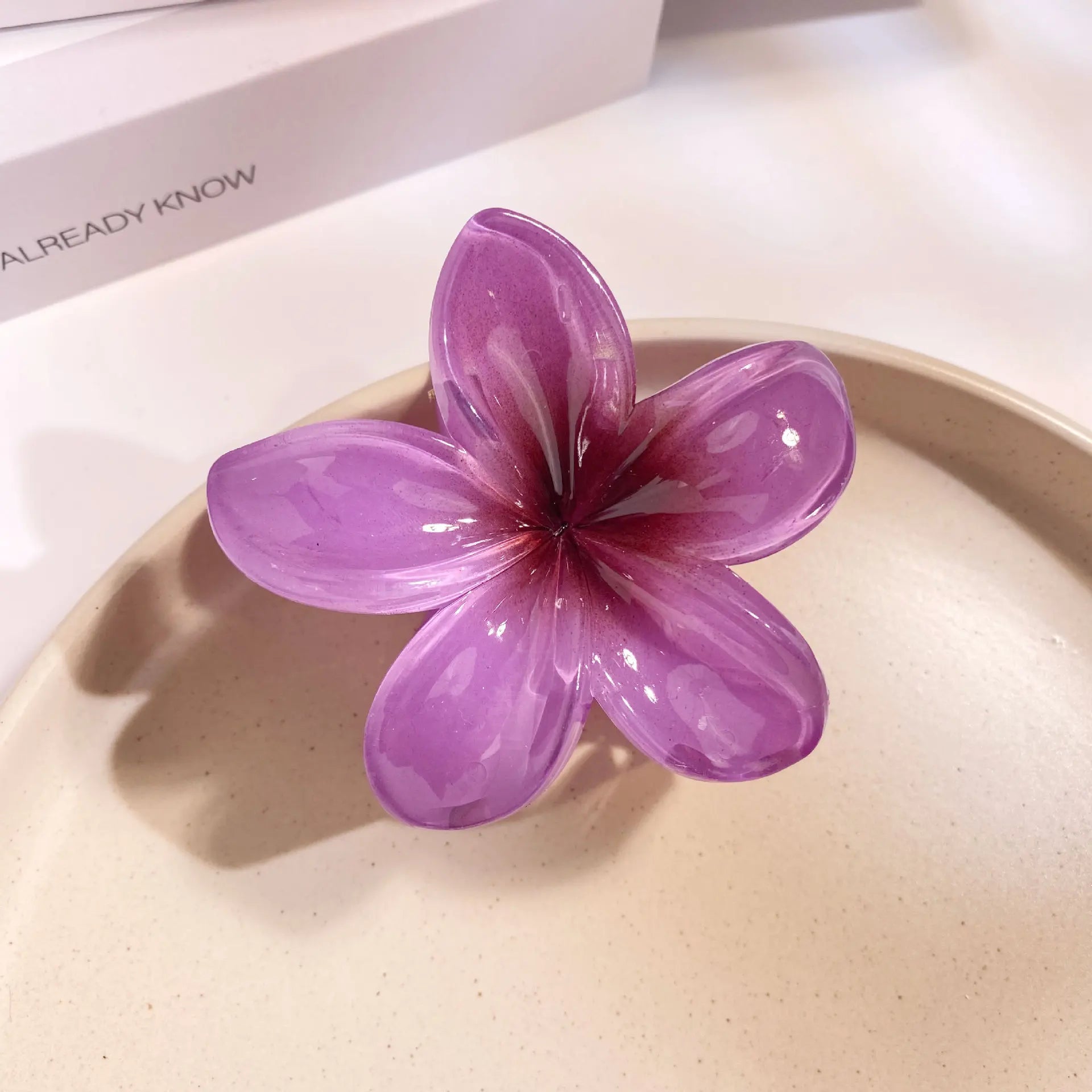 Tropical Flower Hair Claw Clip