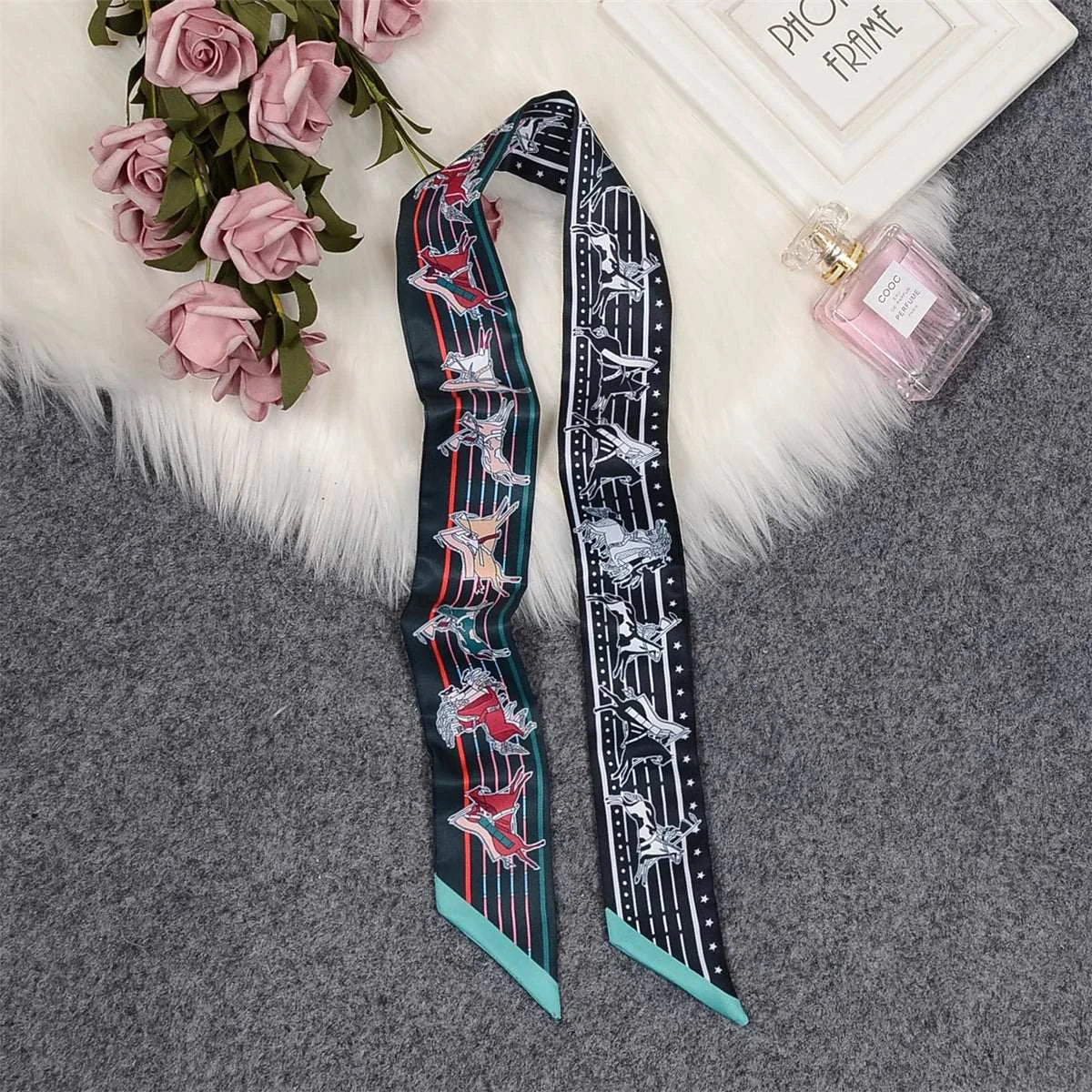 Skinny Silk Scarf