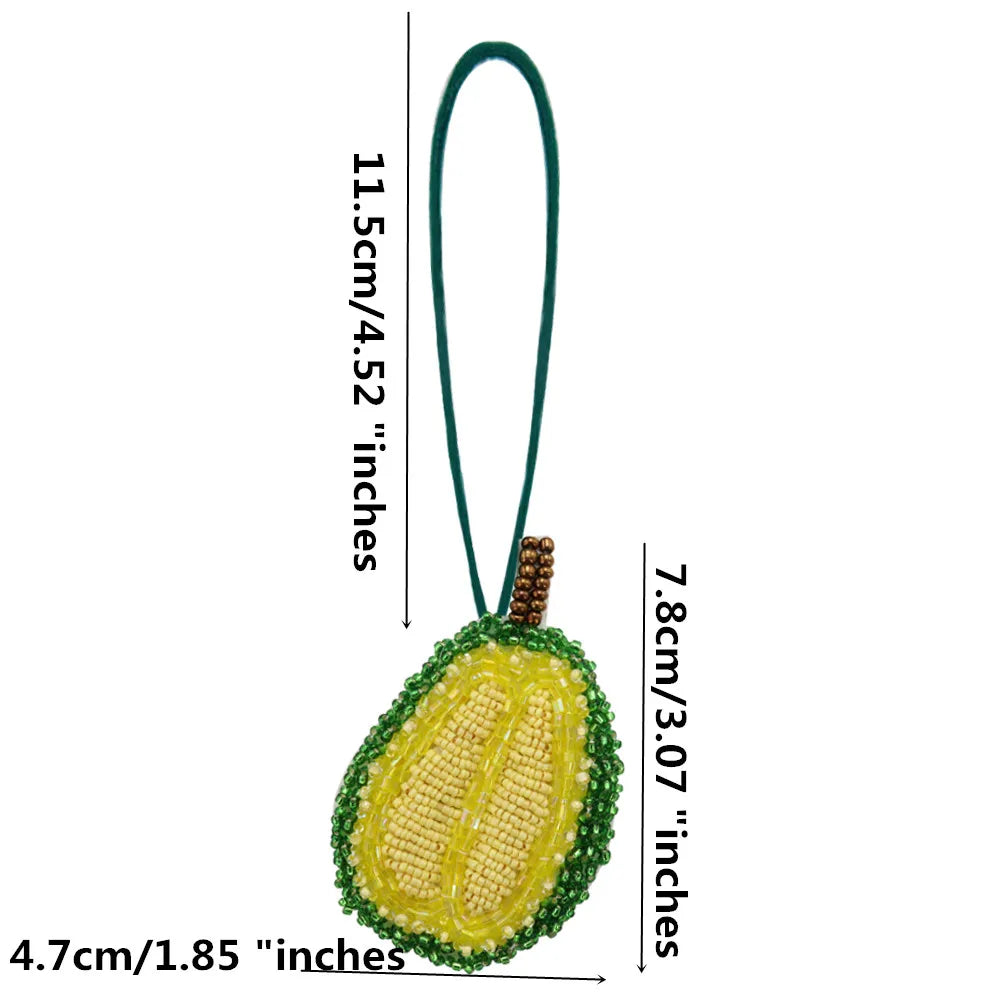 Handmade Rhinestone Beaded Bag Charms