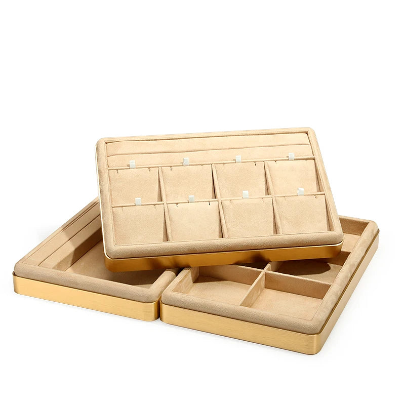 Luxury Velvet Jewelry Display Tray