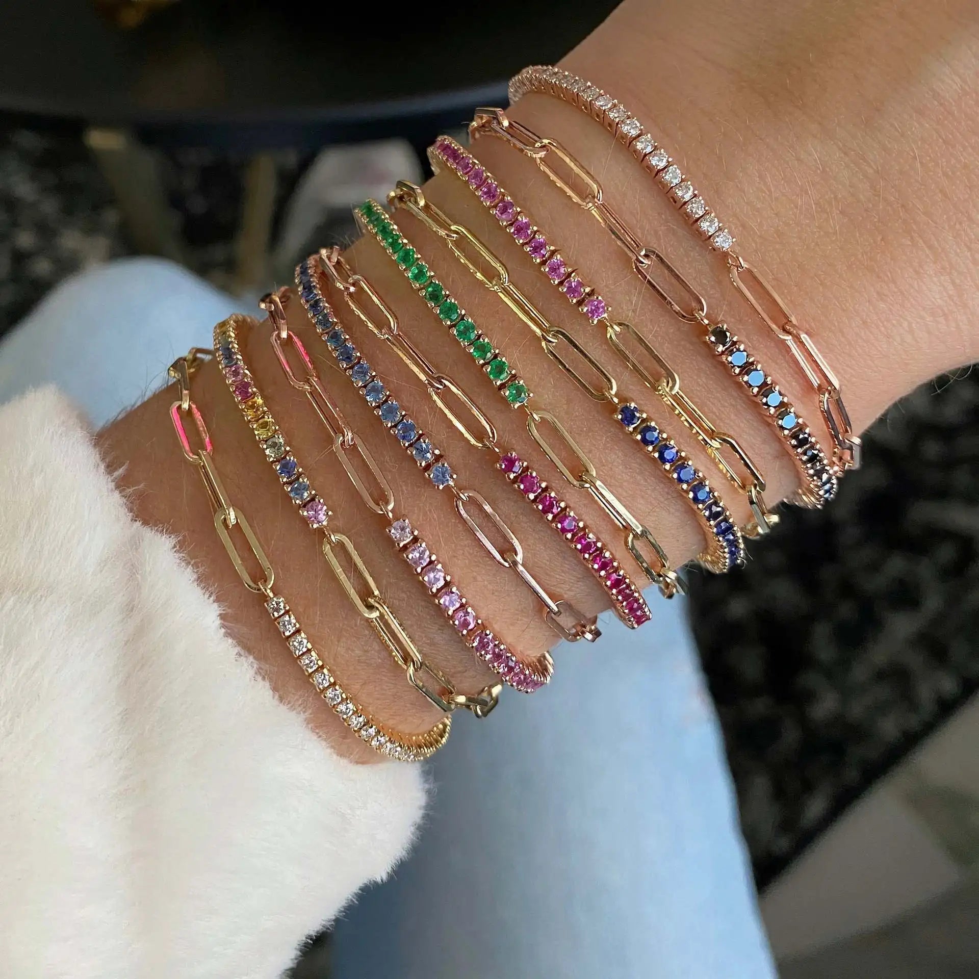 Luxury Tennis Chain Link Bracelet