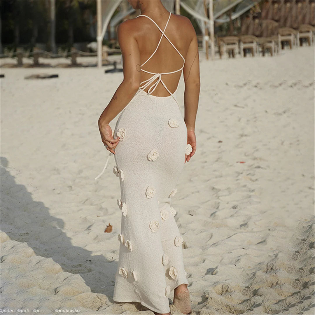Elegant Summer Beach Gown