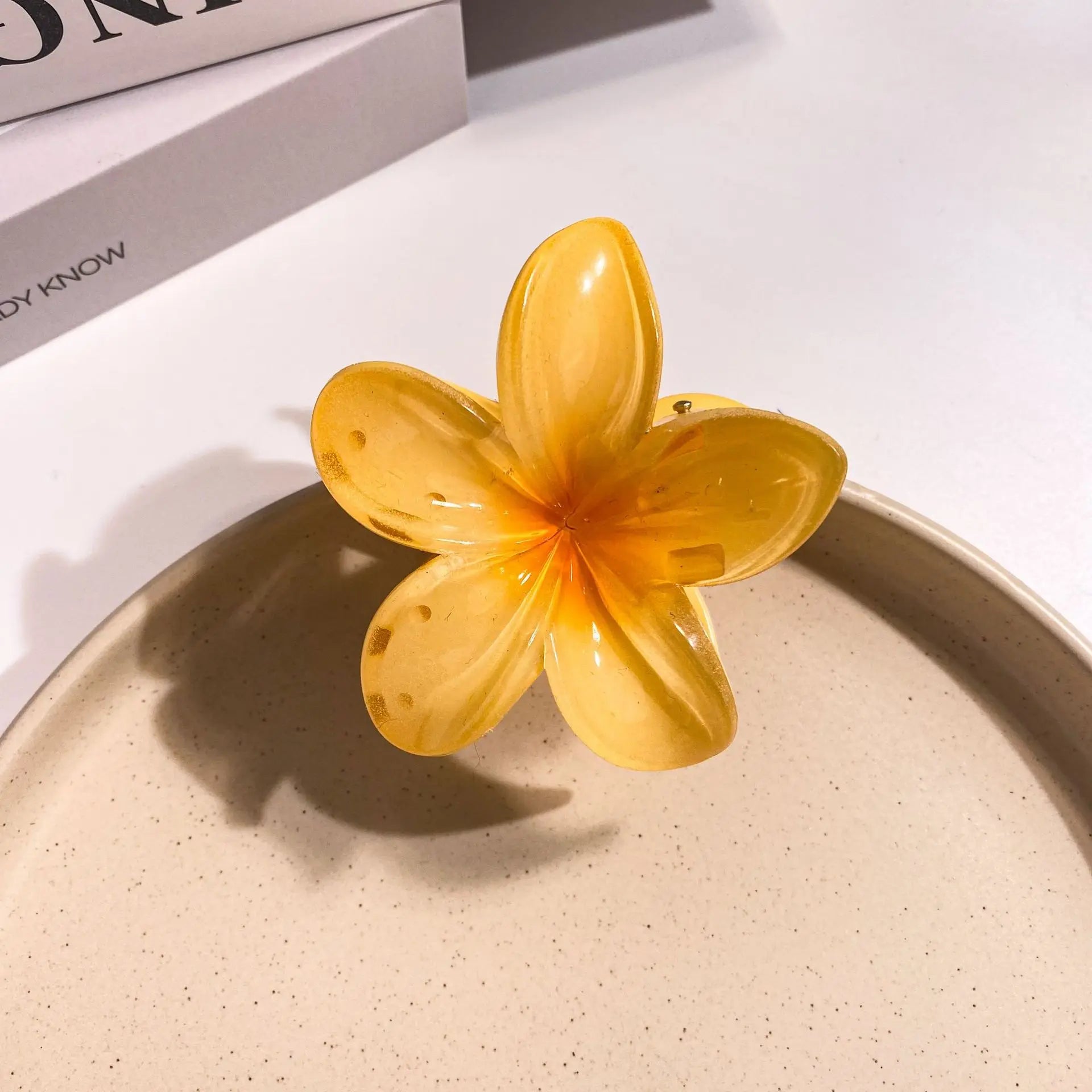 Tropical Flower Hair Claw Clip
