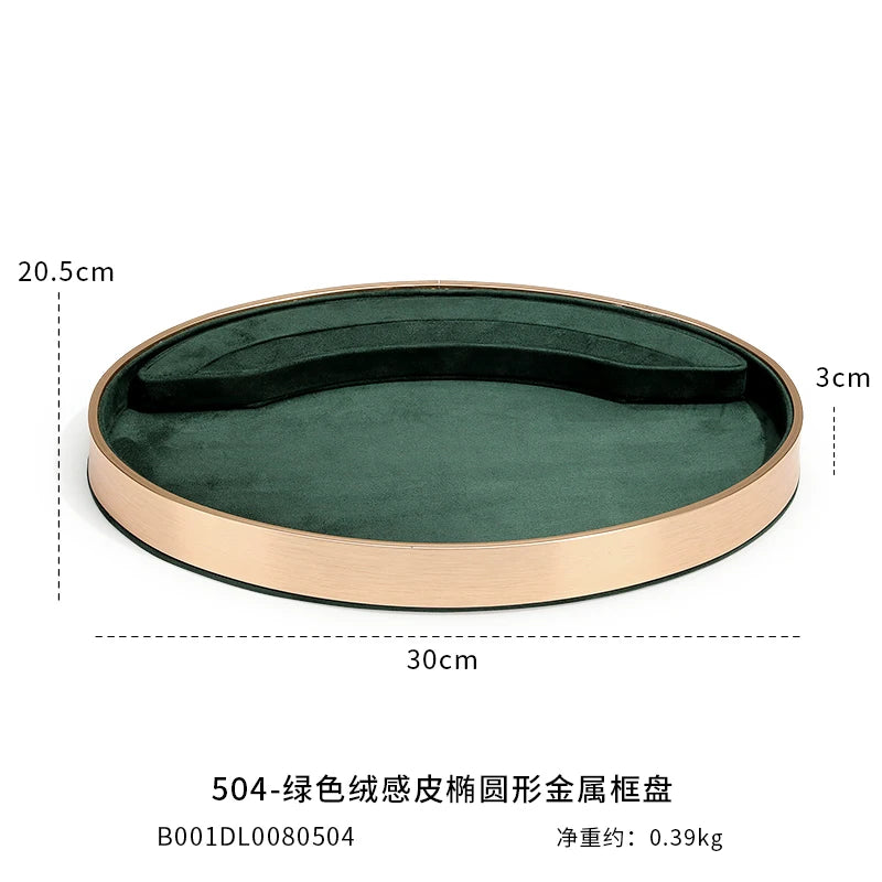 Luxury Velvet Jewelry Display Tray