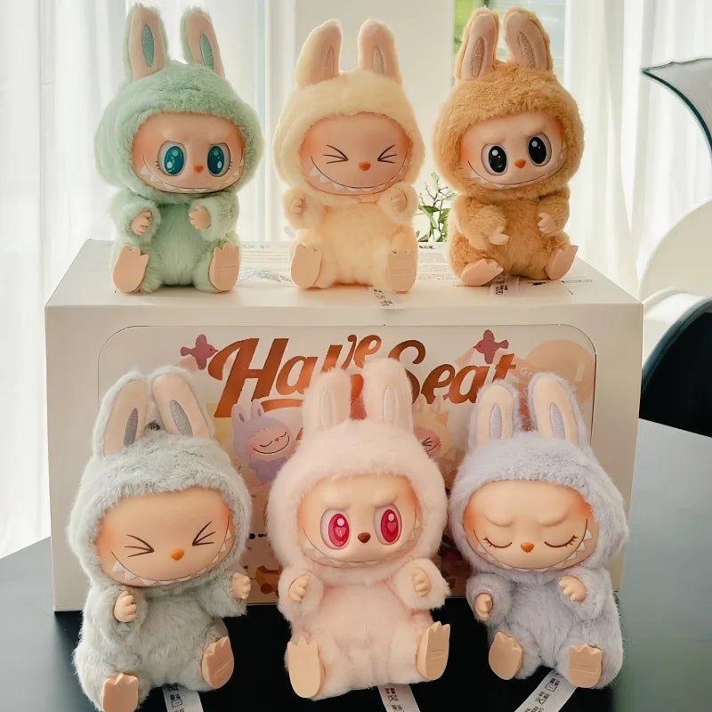Hot Labubu The Monsters Blind Box Toys Cardiac Macarone Mysterious Surprise Box Guess Bag Figure Model Bag Keychain Gifts