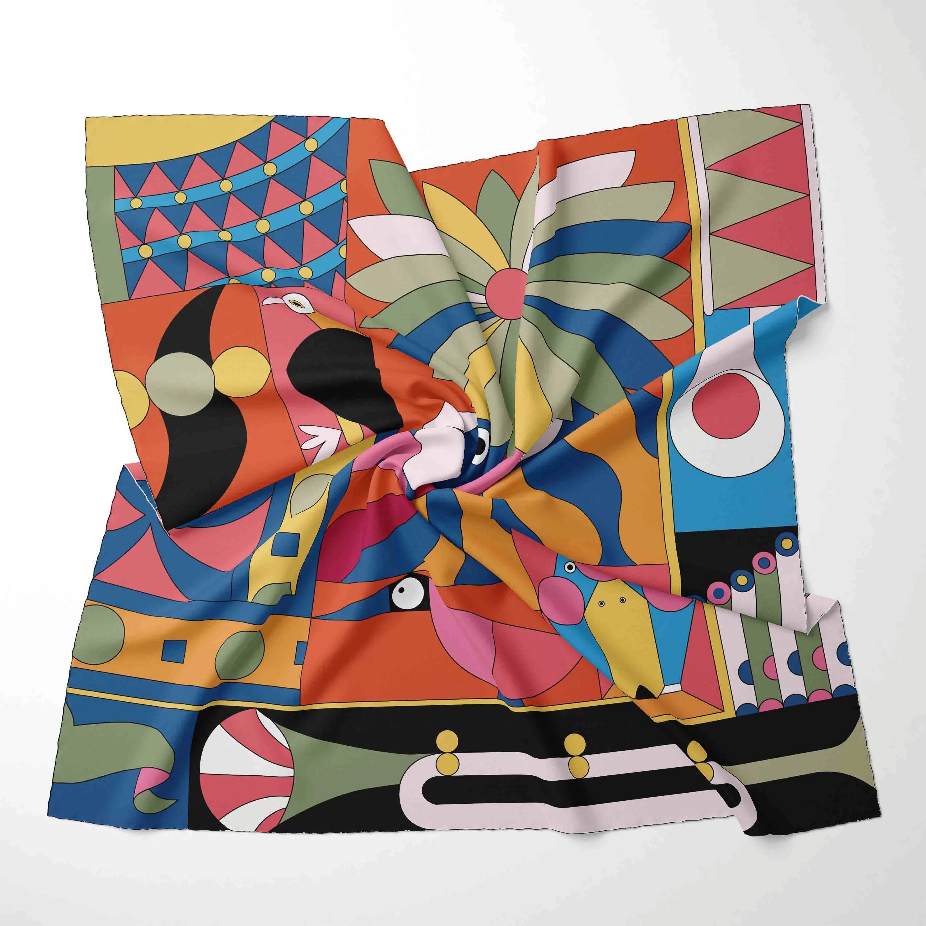 Silk Headband Scarves