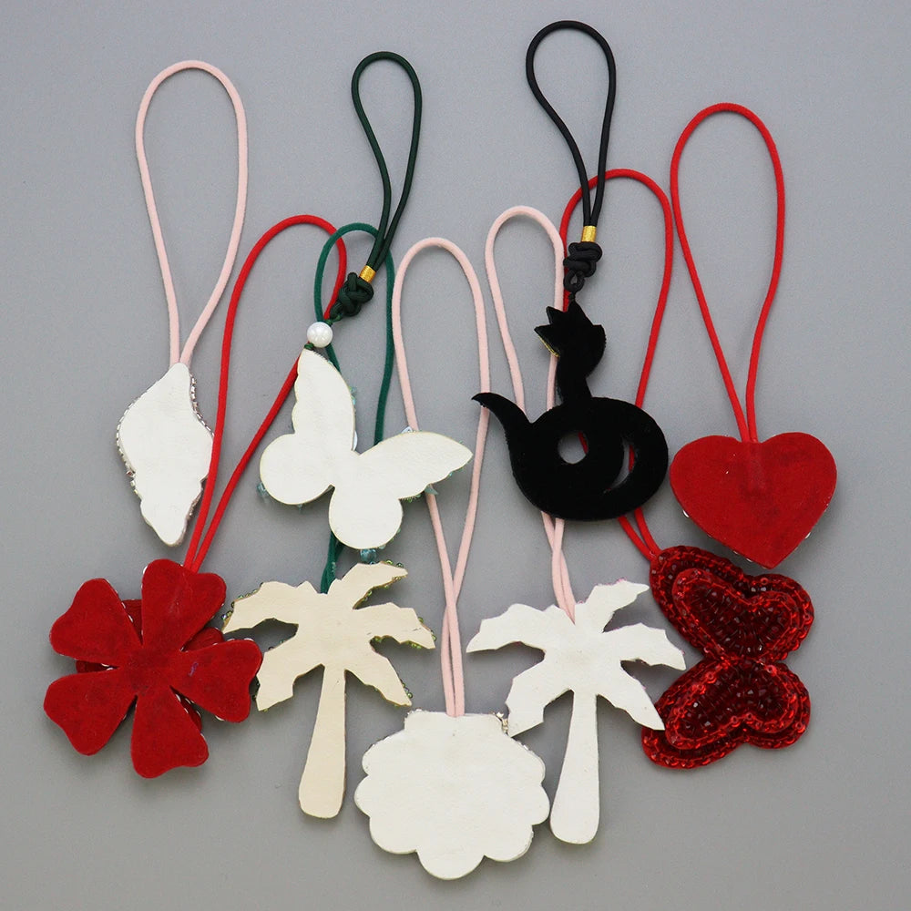 Handmade Rhinestone Beaded Bag Charms